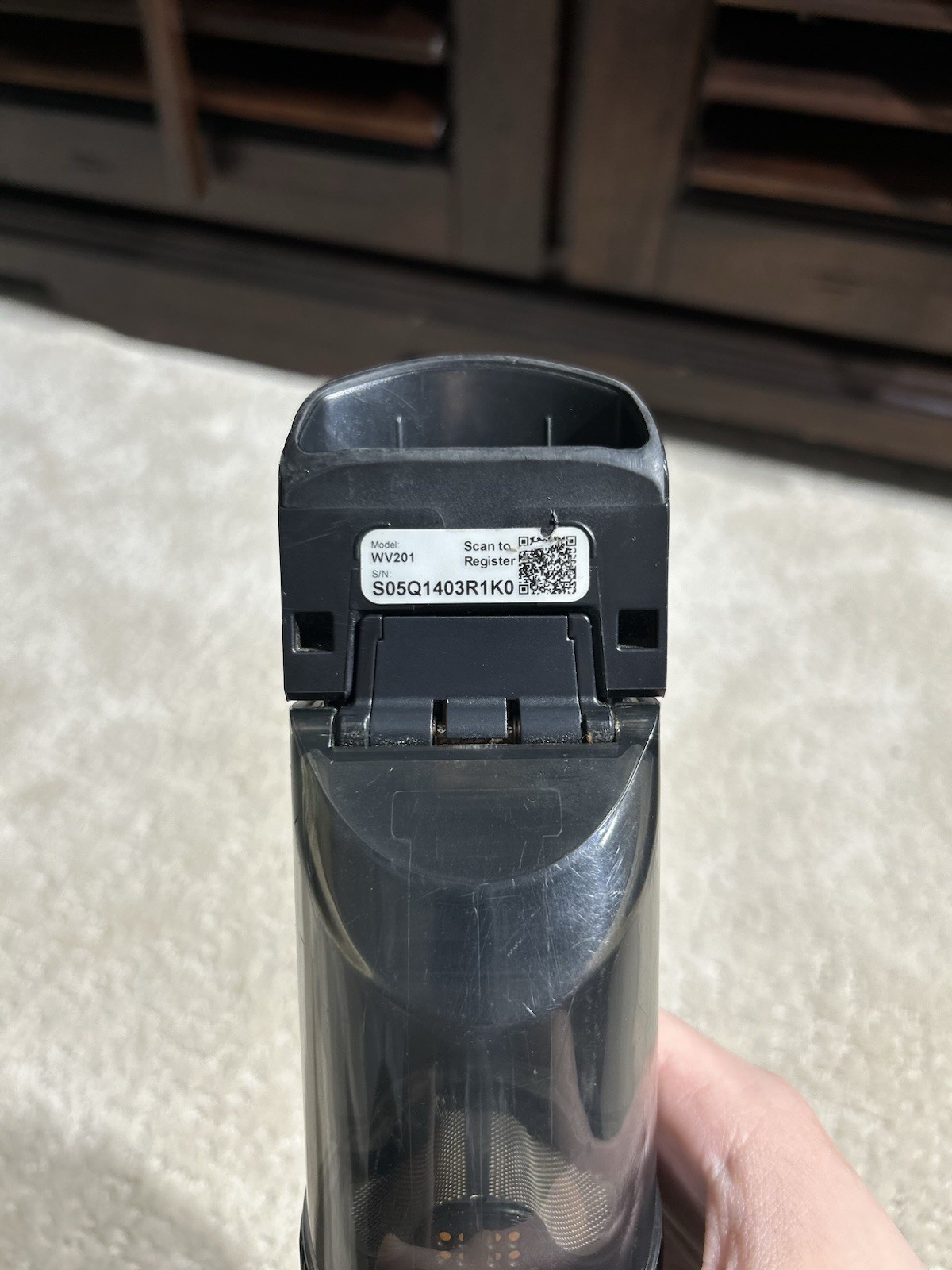 Shark WANDVAC WV201 Handheld Vacuum Cleaner Cordless Read Description!