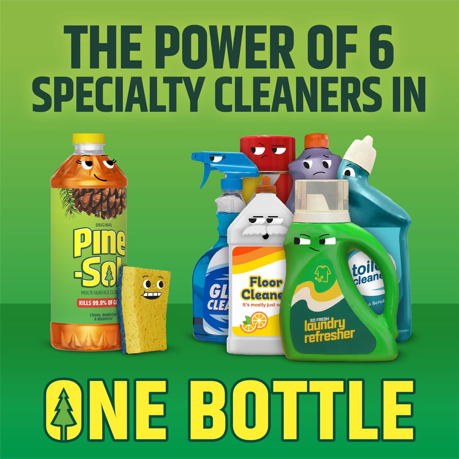 Pine-Sol Multi-Surface Cleaner – 2X Concentrated Original 2 Count x 60 Fl Oz