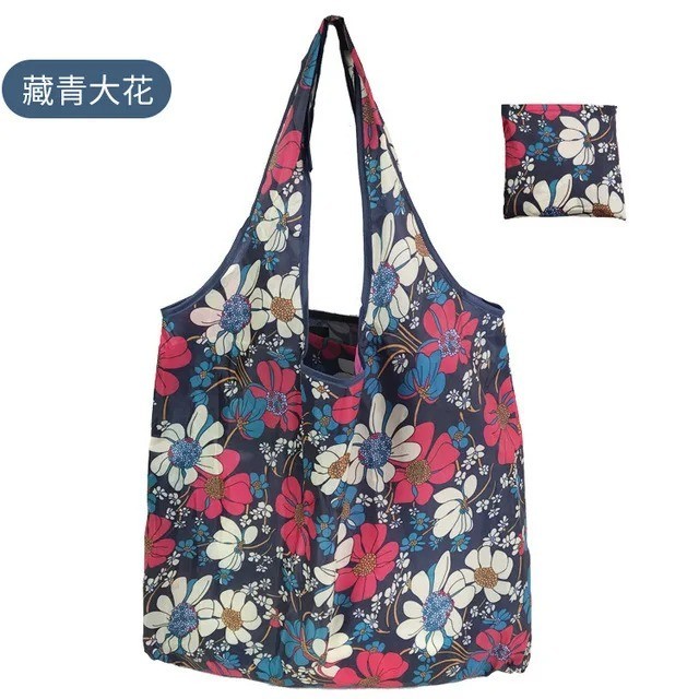 Large Reusable Eco-Friendly Folding Shopping Bag Portable Grocery Foldable Tote