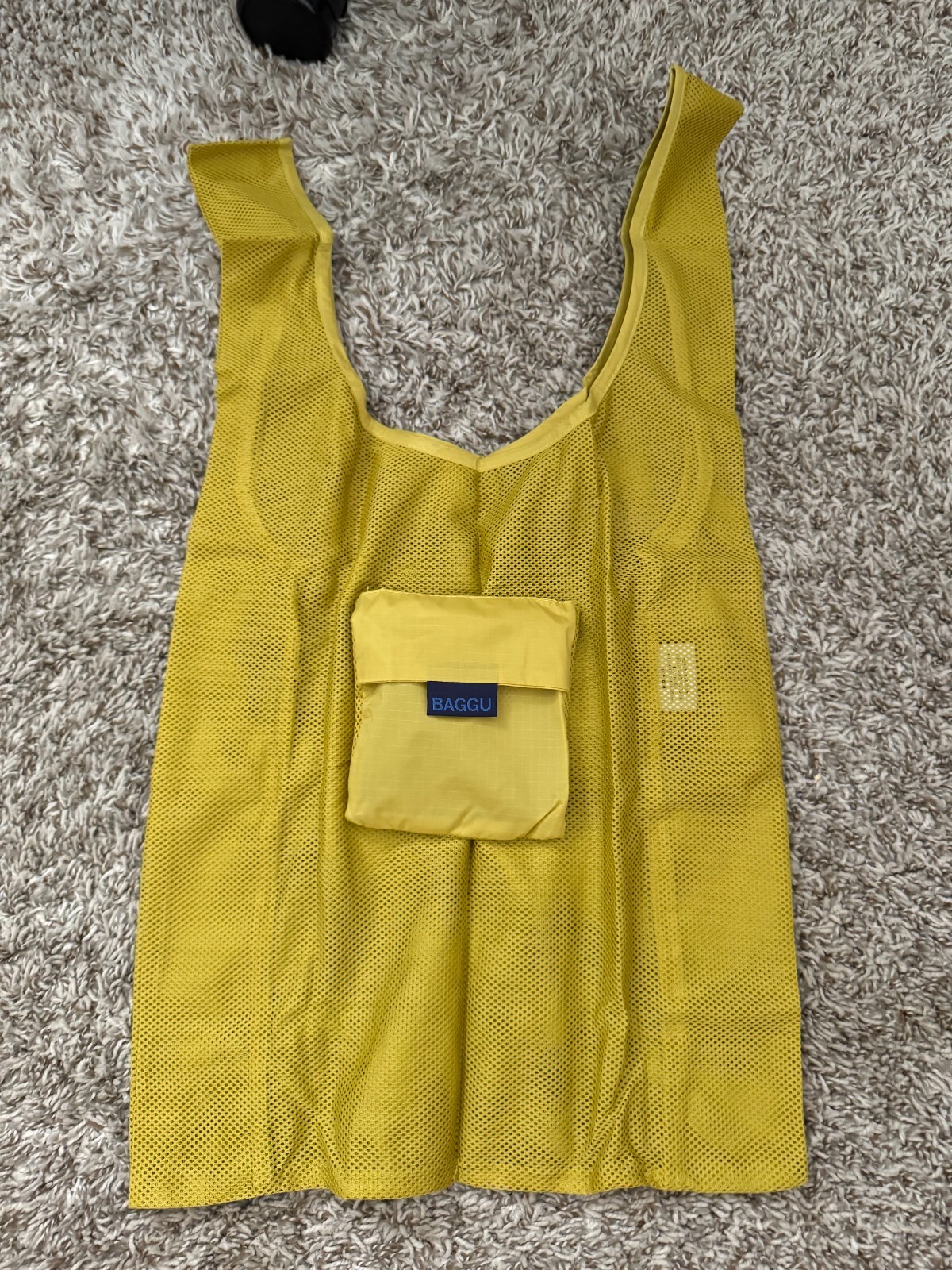 BAGGU Sour Mesh Standard Baggu Reuseable Bag Used HTF Rare