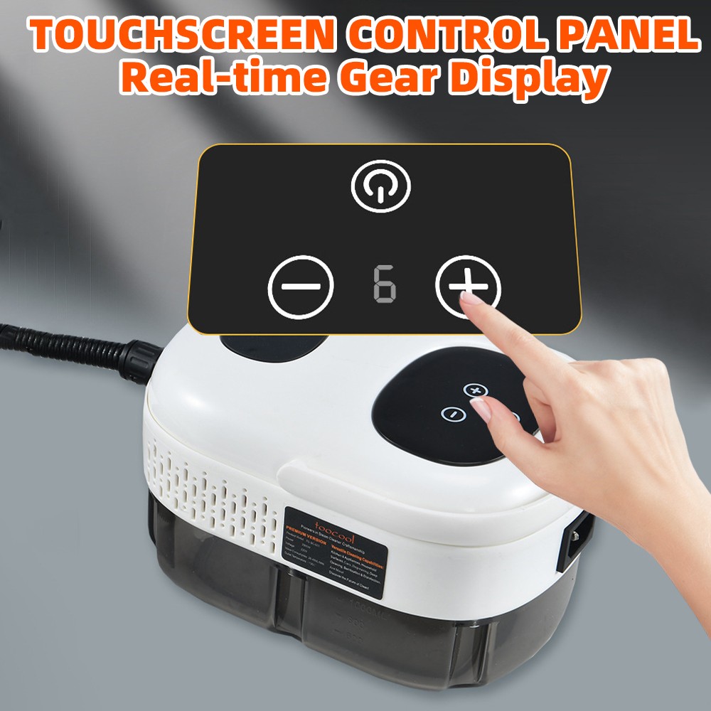 Fast Heating Handheld Steam Cleaner – 15-in-1 High Pressure for Home & Car