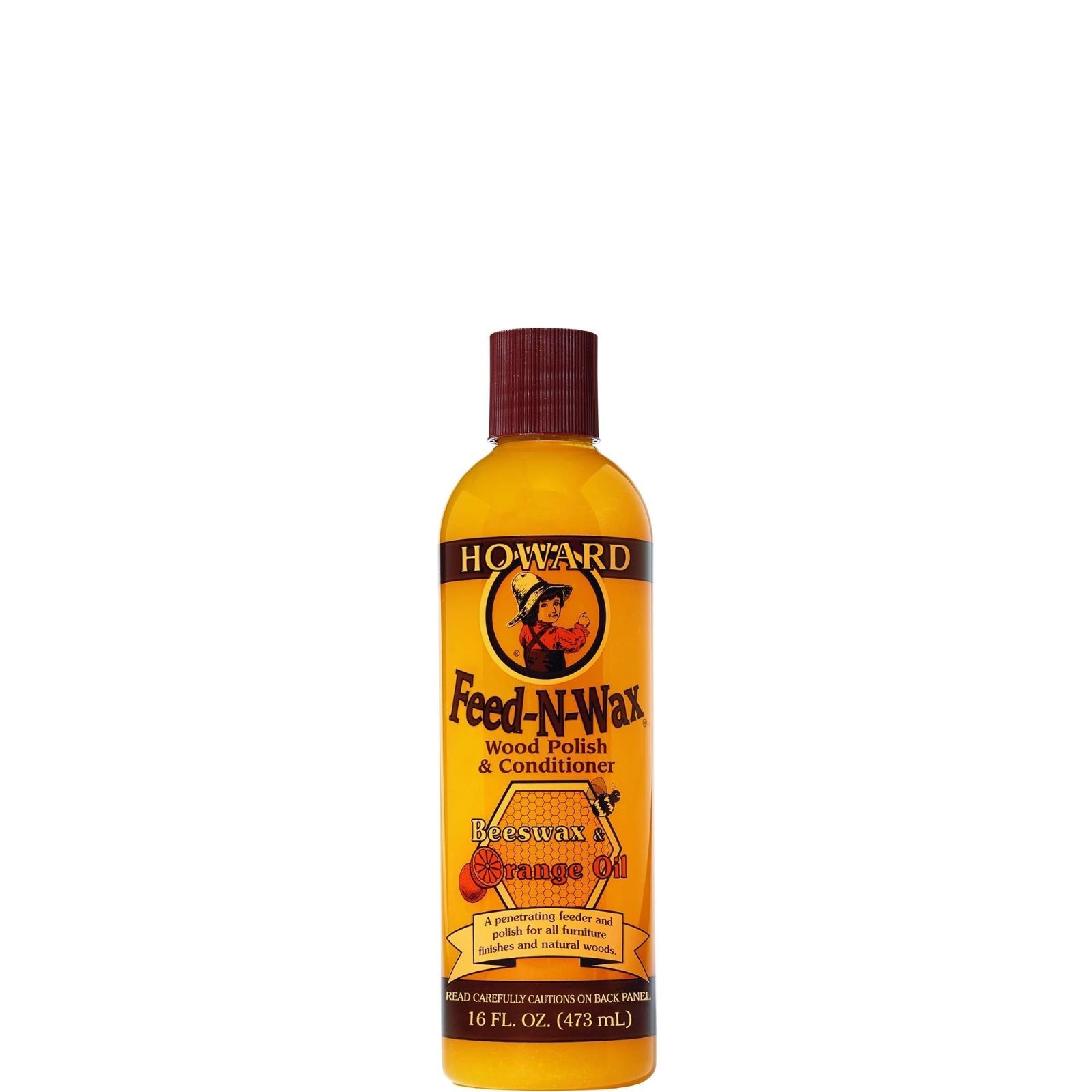 Howard Feed-N-Wax Wood Polish and Conditioner, 16-Ounce