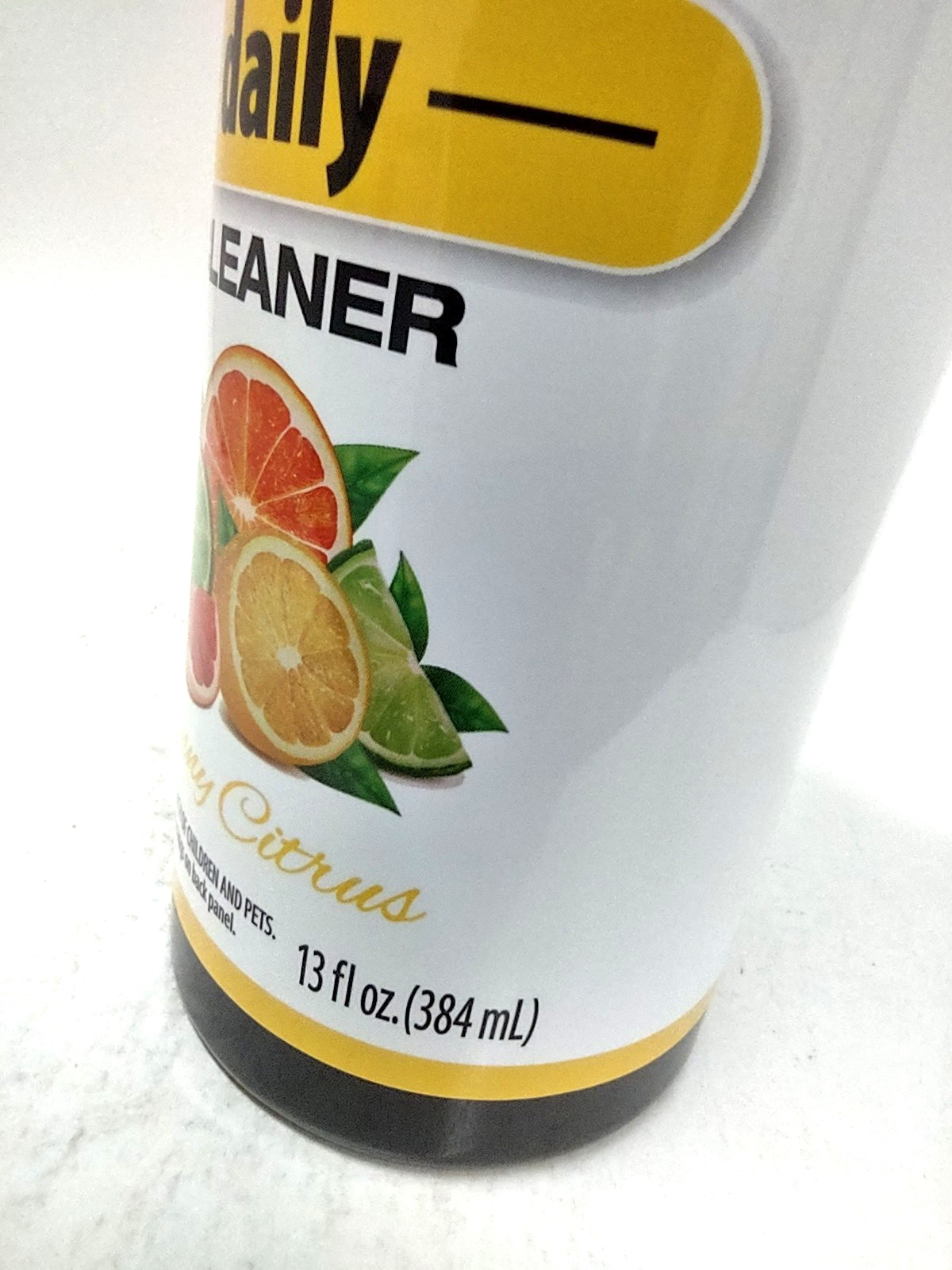 ( 4 ) Wizard Naturals In W/Essentials Oils Daily Cleaner Sunny Citrus 13 oz Ea