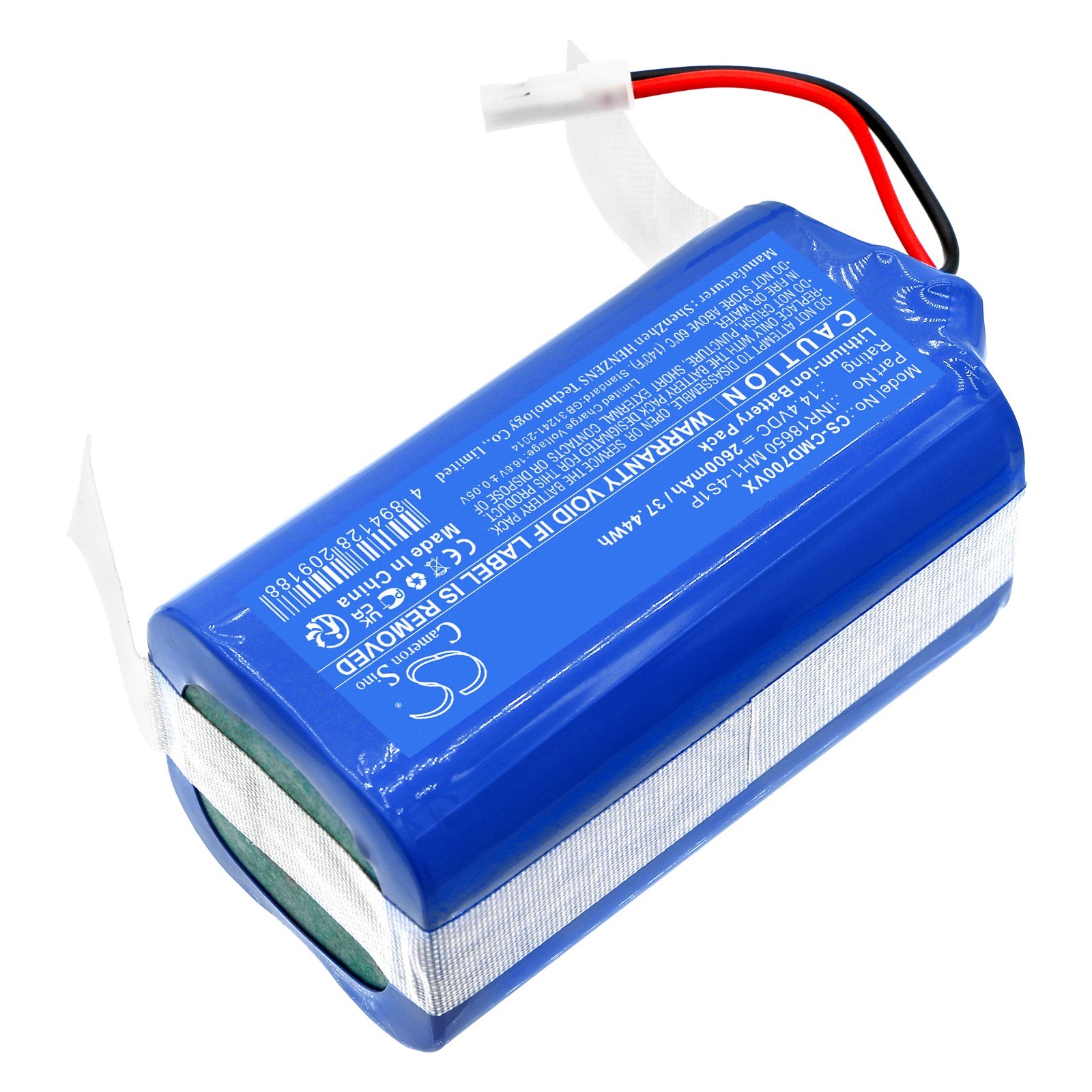 BATTERIE 2600Mah INR18650 MH1-4S1P For Infinuvo Cleanmate LDS700, Salente L5