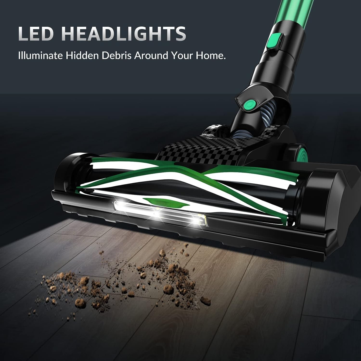 Stick Vacuum Cleaner Cordless Wireless Lightweight Detachable Battery 35KPA Pet