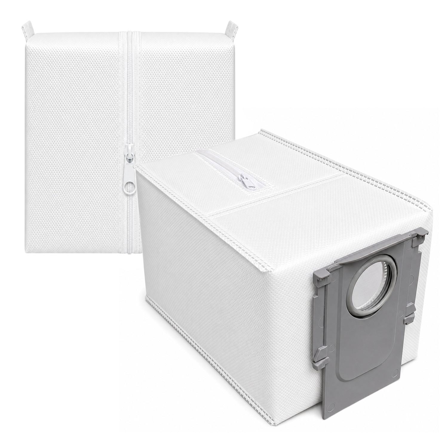 2x Zipper Dust Bags for Roborock Q Revo/ Qrevo MaxV/ Qrevo Curv Auto-Empty Dock