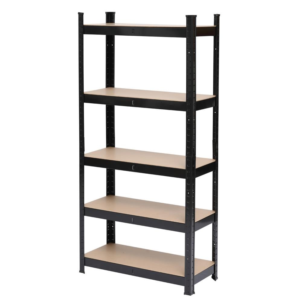 Heavy Duty Metal Muscle Rack Shelving Storage 43″W x 18″D x 71″H Garage 5 Shelf