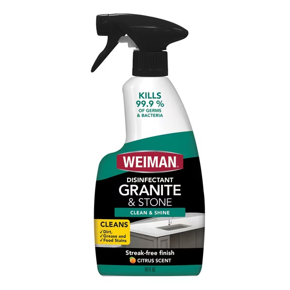 Weiman Granite & Stone Cleaner & Polish, 16 fl oz