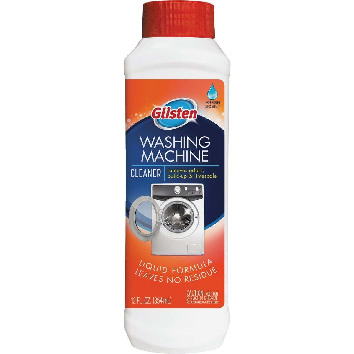 Washing Machine Cleaner and Deodorizer, 12 oz Bottle, Liquid, Floral Yellow