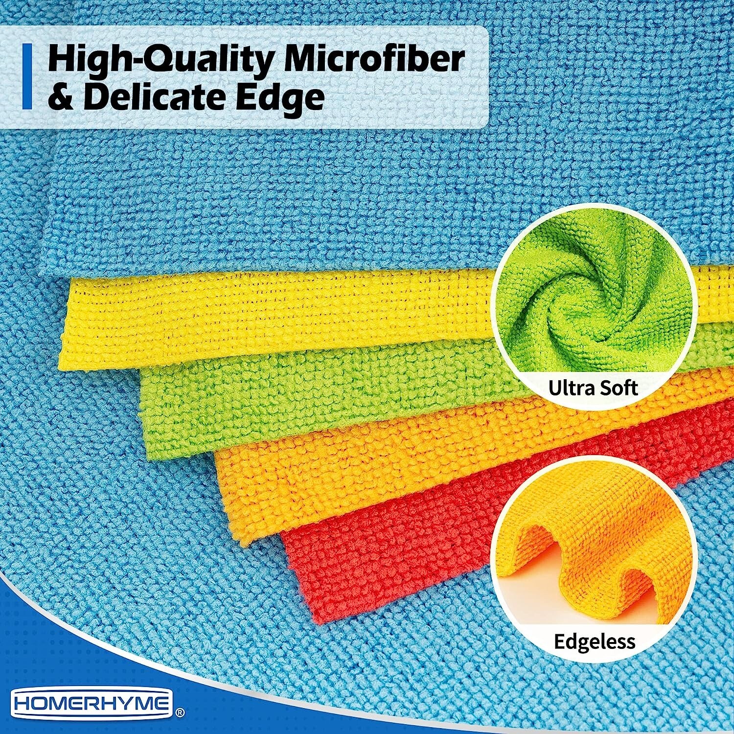 Microfiber Cleaning Cloth Set of 100 Towel Rag Car Polishing Detailing NoScratch