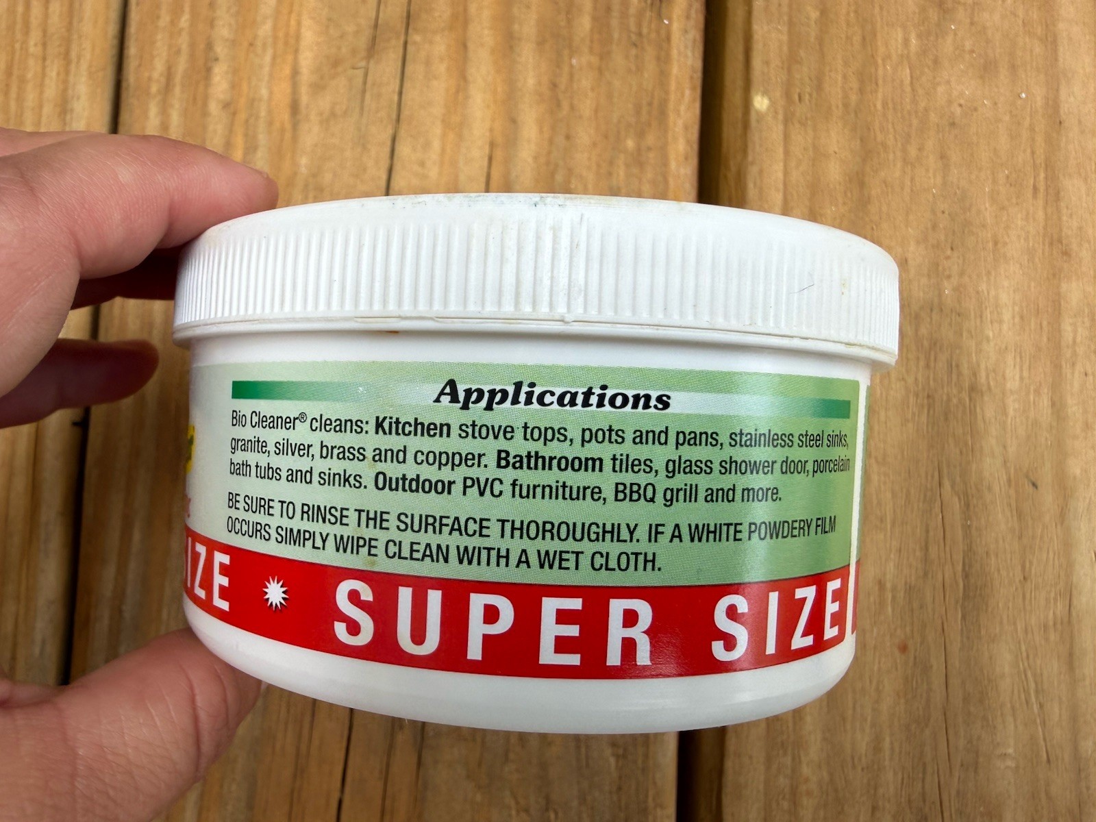 Bio Cleaner Citrus Natural Multi-Purpose Cleaner 17.5oz Super Size No Sponge