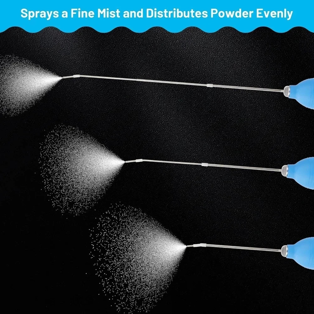 Diatomaceous Earth Powder Duster, Garden Bulb Duster Applicator, Puffer Dispense