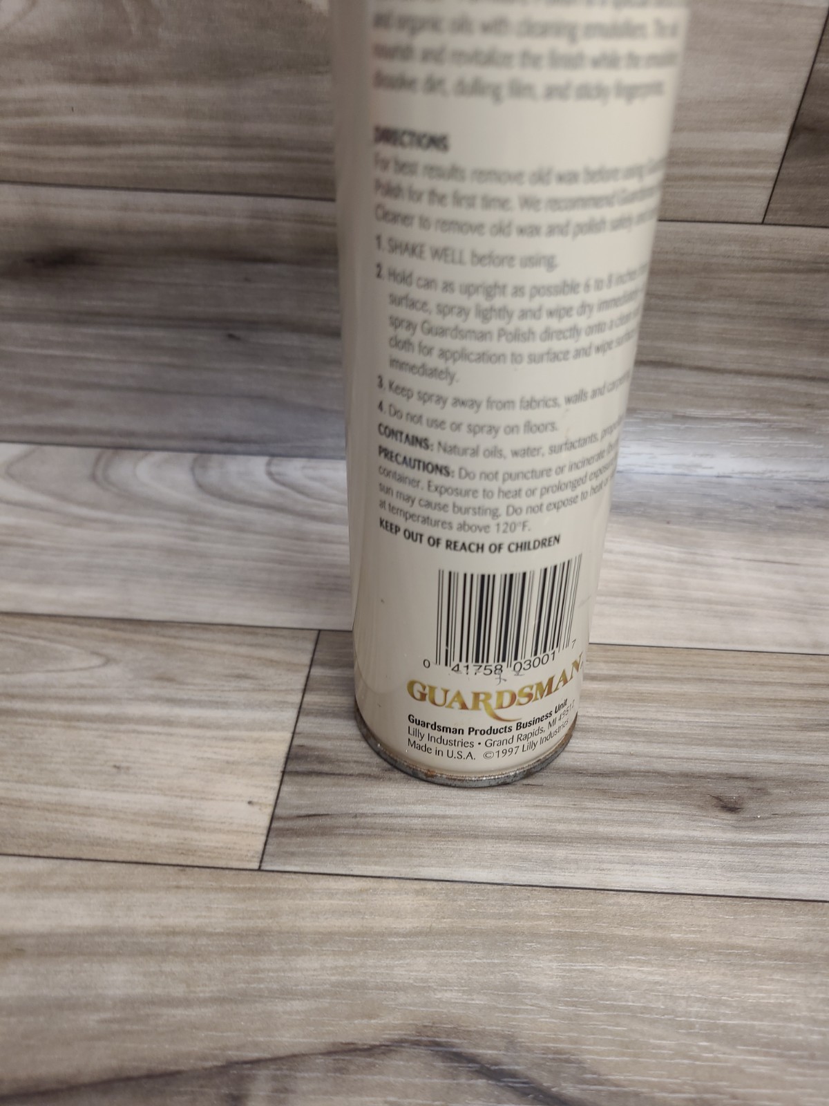 NEW Vintage Guardsman Furniture Polish Spray 12.5 oz – Woodland Fresh Scent