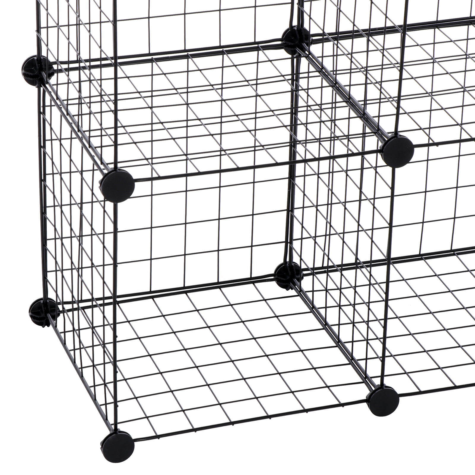 Wire Cube Storage 12-Cube Storage Organizer Metal DIY Modular Cabinet Bookshelf
