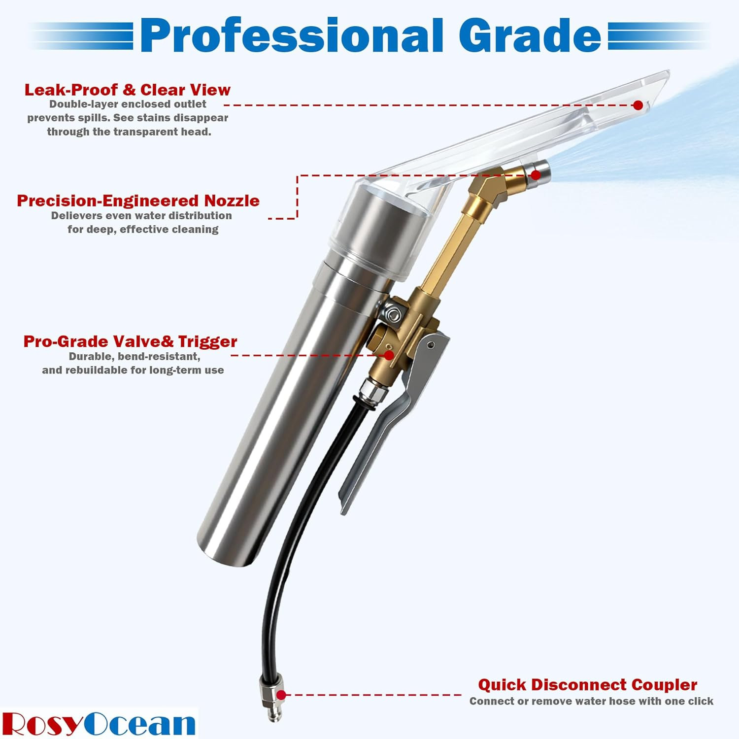 Universal Compatible with Any Brand Shop Vac Extractor Hose Kit Attachment with