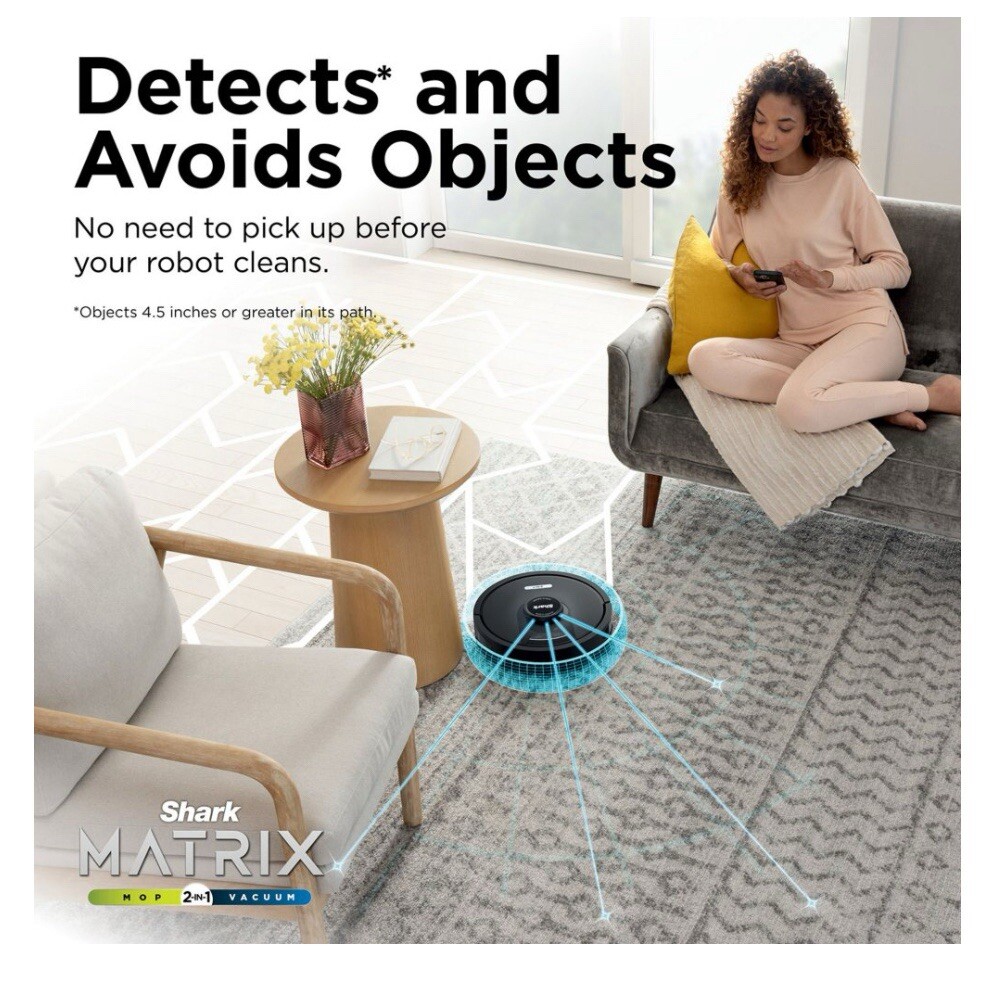 Shark Matrix Plus 2-in-1 Robot Vacuum & Mop with 30 Day Dock NEW Precision Map