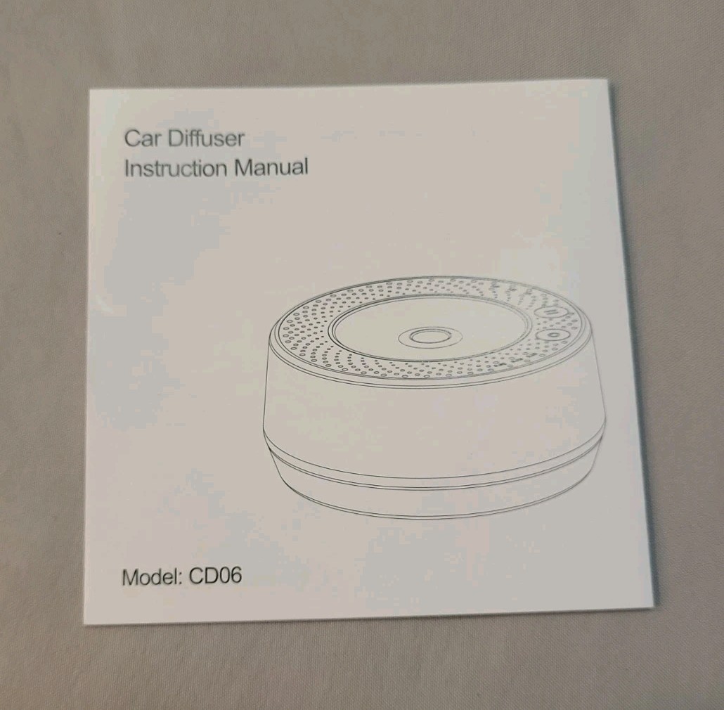 Portable Car Aroma Diffuser Rechargeable Cordless Aroma Device