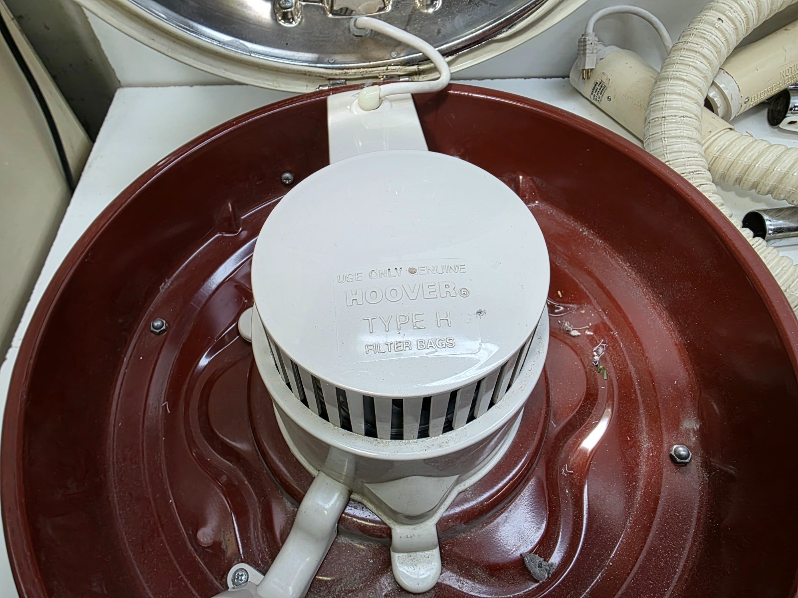 Hoover Celebrity QS Quiet Series Vacuum Flying Saucer Quadraflex Powermatic