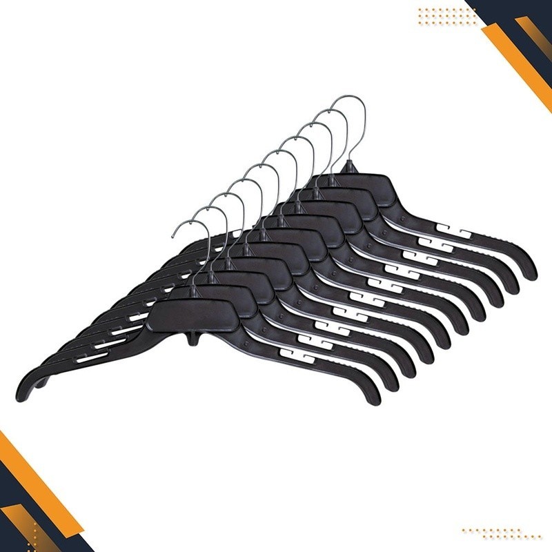 Heavy Duty Recycled Plastic Hangers Pack of 100 Shirts Suits Blouses Clothes New