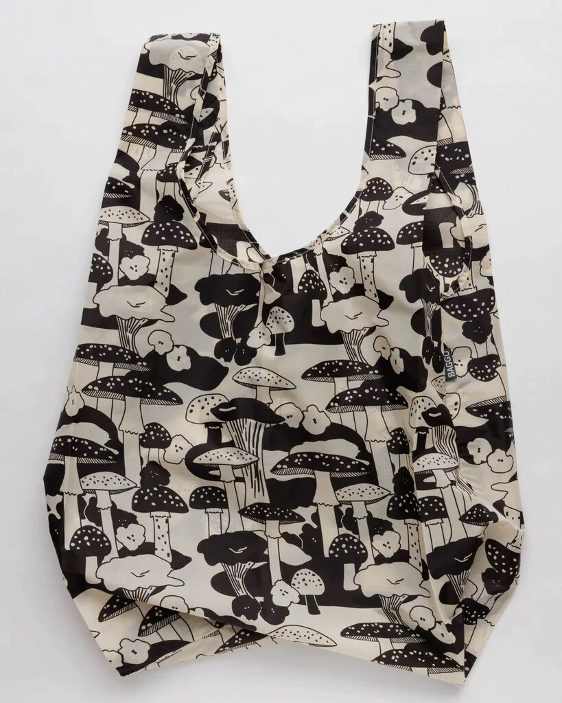 BAGGU Standard Reusable Foldable Shopping Bag Tote Assorted Patterns & Colors