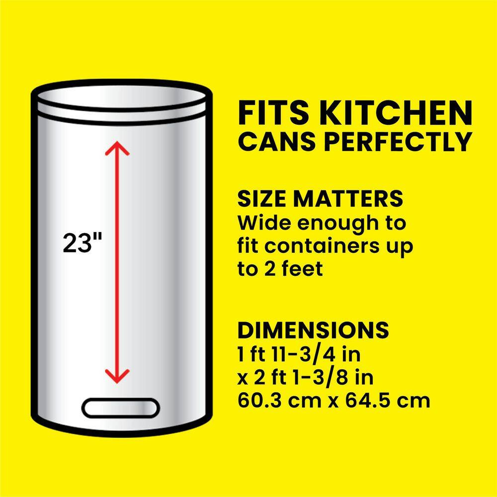 13 Gal. Forceflex Maxstrength Tall Kitchen Drawstring Beachside Breeze with Febr