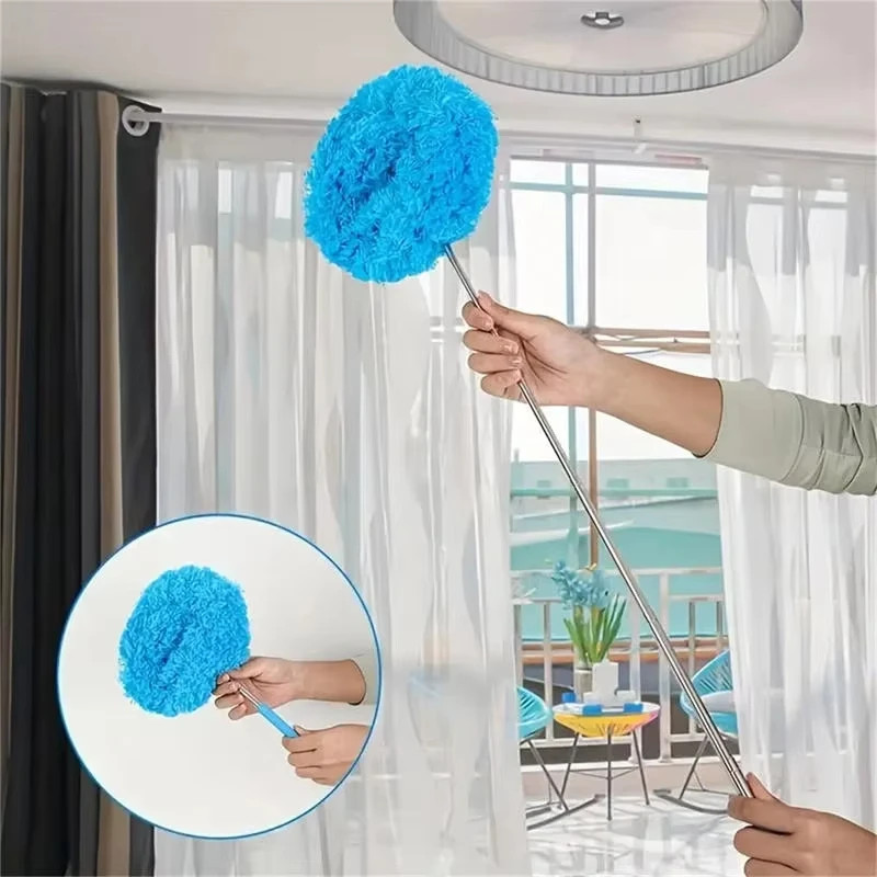 1/3/5/10Pcs Microfiber Ceiling Fan Duster Multifunctional Long Handle Effortless