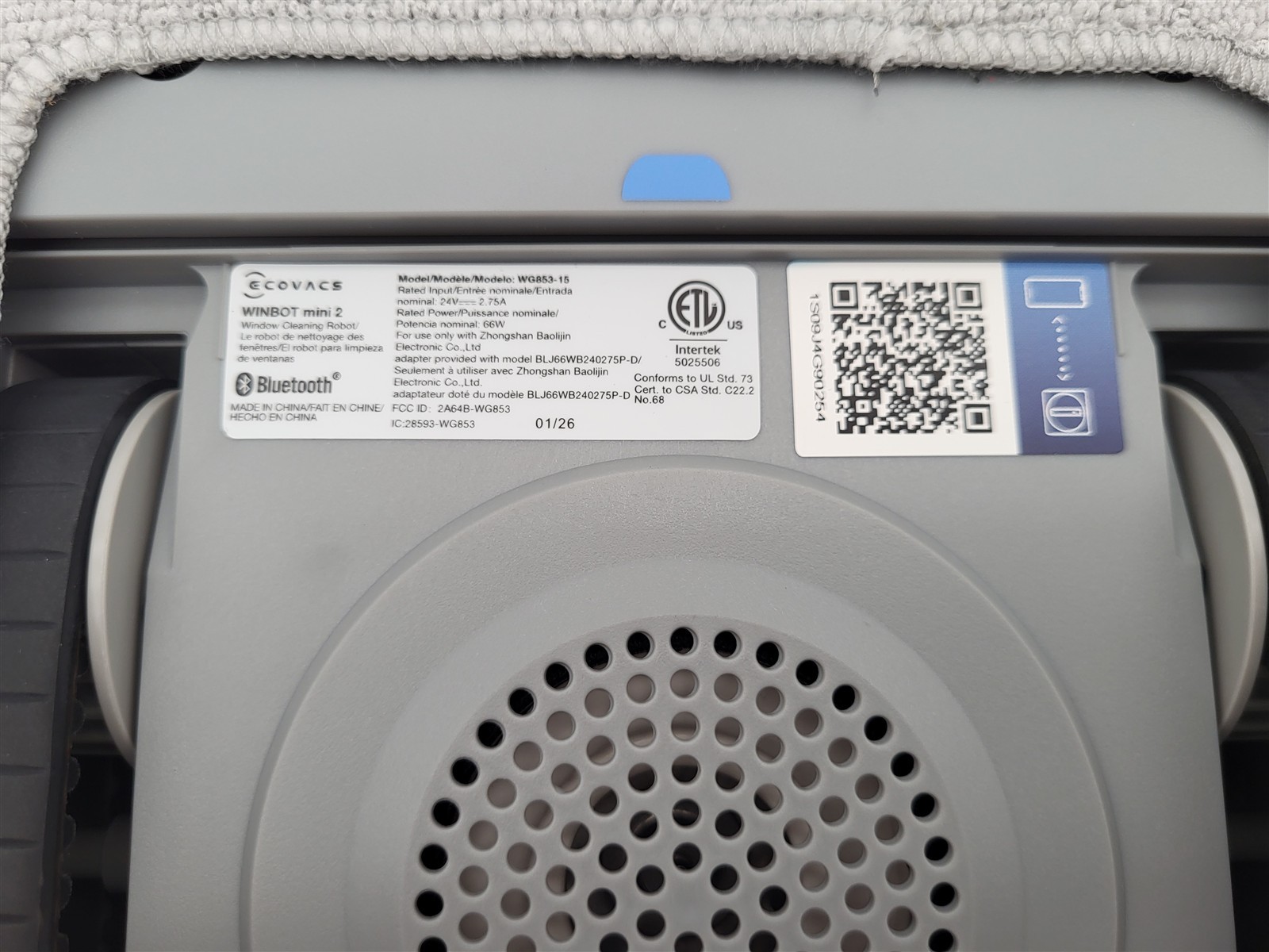 ECOVACS WINBOT MINI2 Window Cleaning Robot, Robot Window Cleaner