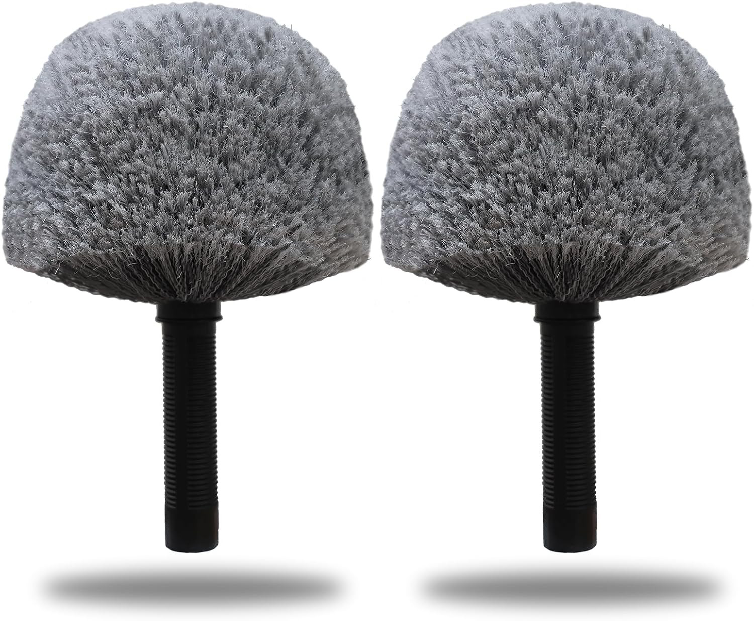 2 Pack Robust Cobweb Duster Head Brush – Superior Twist-On Web Cleaning Tool – S