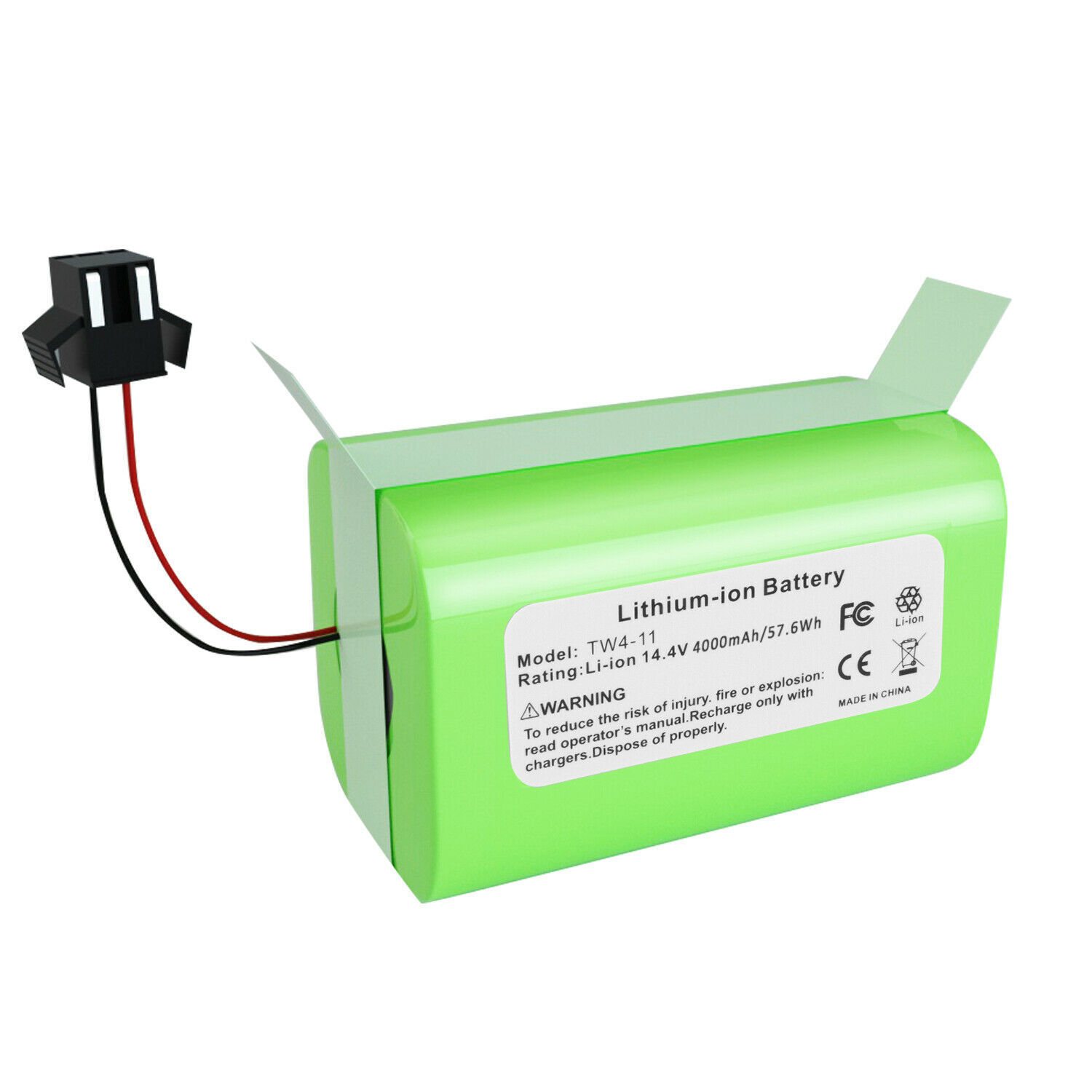 TW4-11 Battery For Ecovacs Deebot N79 N79S N622 DN621 Cordless 4.0Ah Replacement