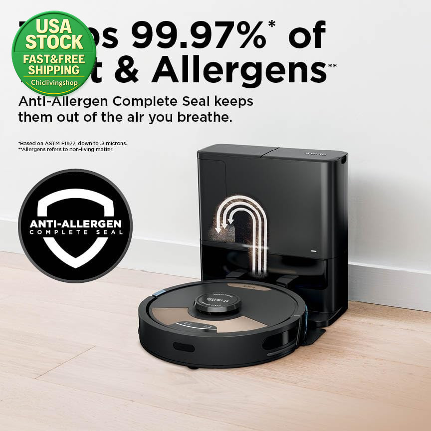 Shark Matrix plus Robot Vacuum and Mop UR2650WS Self Empty Lidar Wi-Fi Black