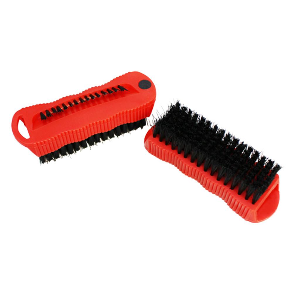 2 Pc Combo Fingernail Brushes Scrubbing Scrub Brusher Finger nail Brush 5” Long