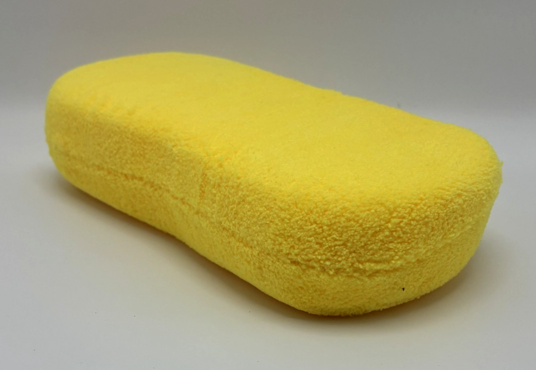 Microfiber Car Wash Sponge Soft Absorbent Cleaning Pad 10x22cm