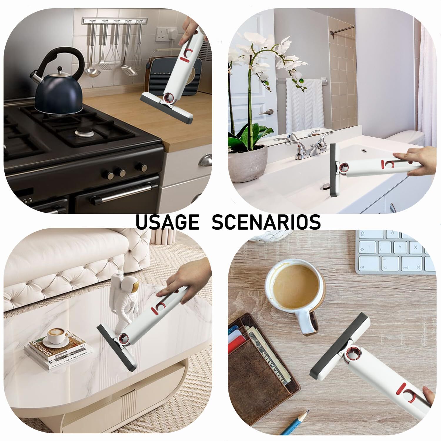 Protable Mini Mop Sponge Mop – Self Squeeze Mini Mop Small Mop Suitable