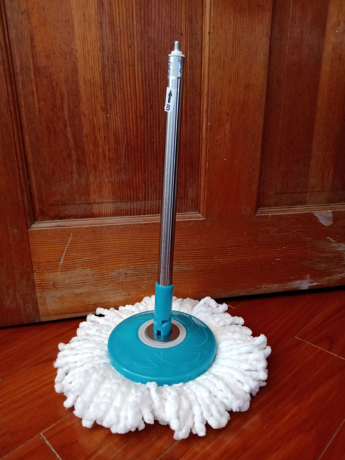 Replacement Metal Pole Bottom Part B + Mop For 360° Hurricane Magic Spin Mop NEW