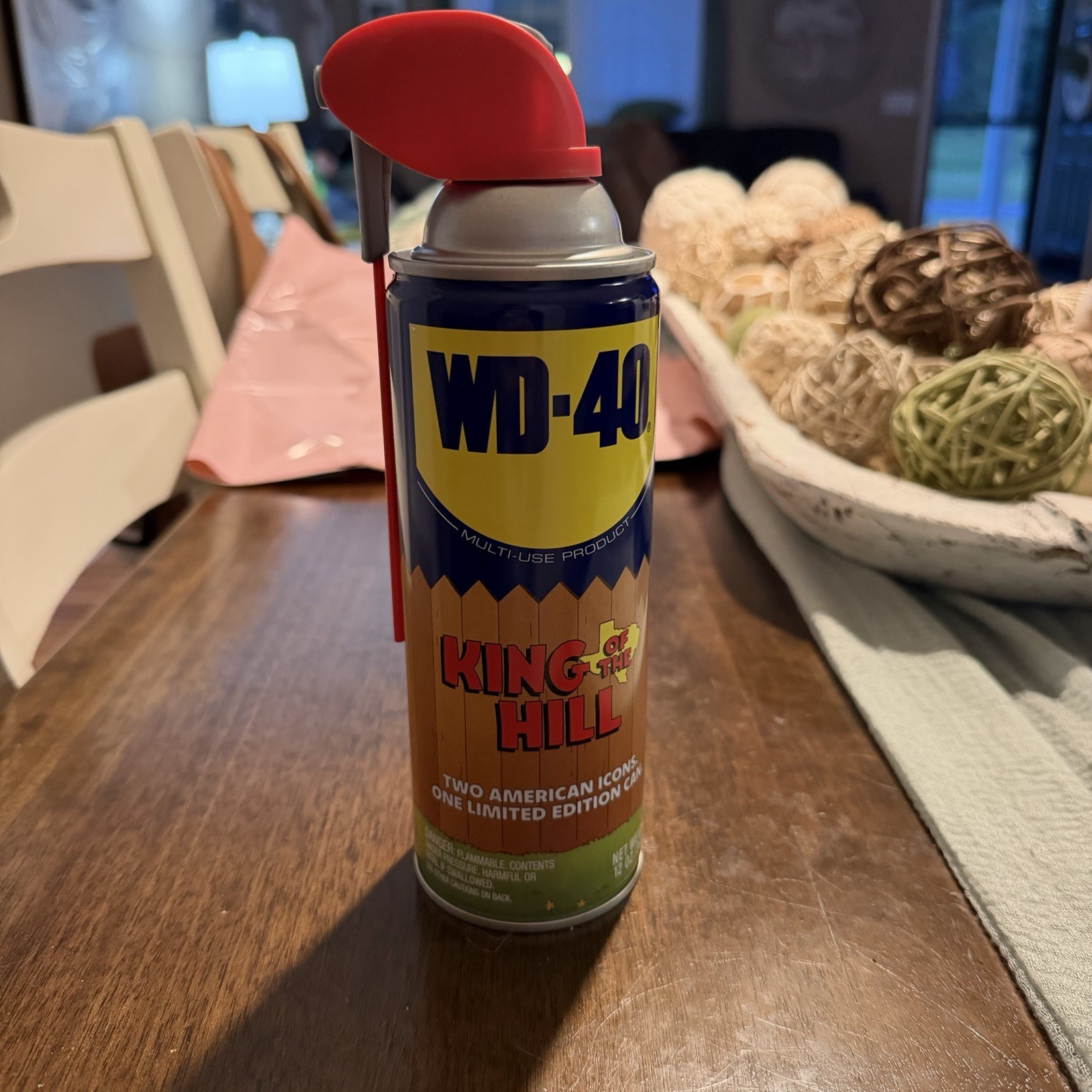 WD-40 All-Purpose Multi-Use Aerosol 11 oz w/ Straw Applicator, King of the Hill