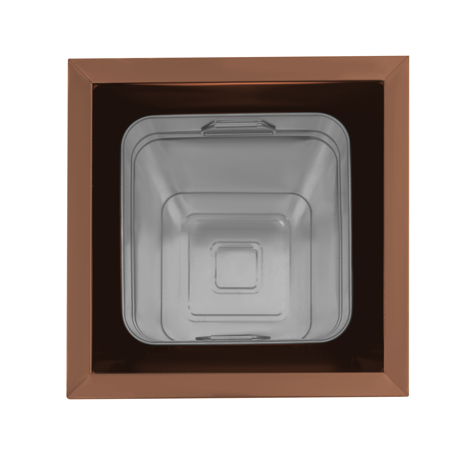 15L Trash Can Commercial Trash Can 2in1 Stainless Steel Garbage Can with Ashtray