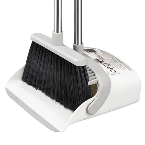 White & Gray Hand Broom with Dustpan Combo Set – Hand Broom & Dustpan Set