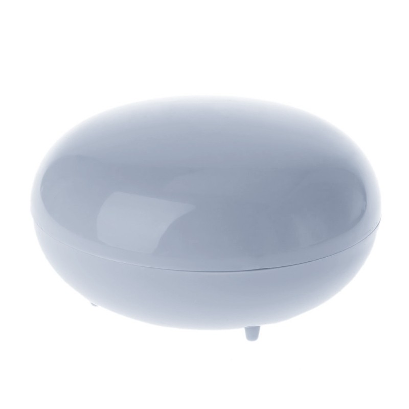 Travel Sealed Box Soap Dish with Cover Portable Storage for Case for Shower Bath
