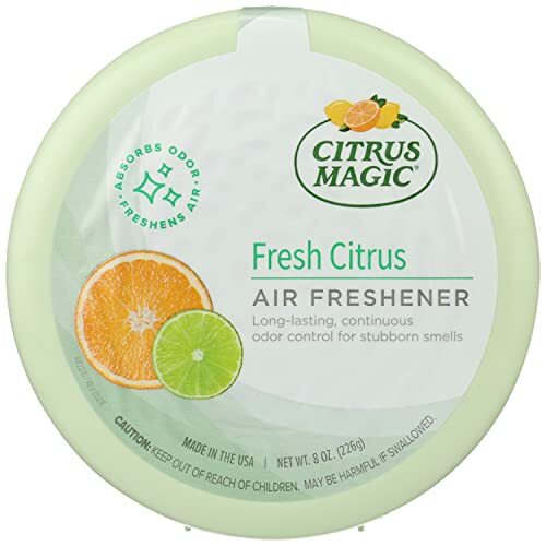 Citrus Magic Odor Absorbing Solid Air Freshener, Fresh Citrus, 8-Ounce, Pack