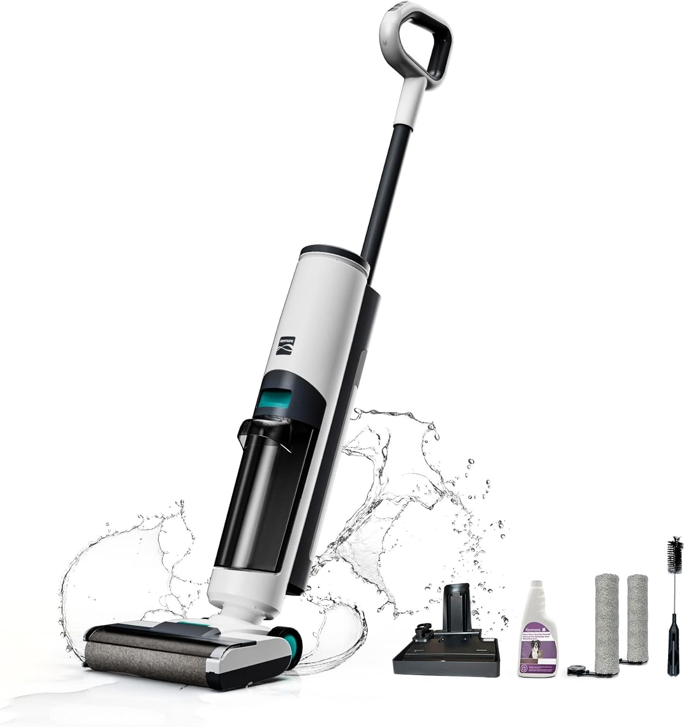Kenmore HF5010 Cordless Wet Dry Vacuum Hard Floor Self-Clean Mop 35min Runtime