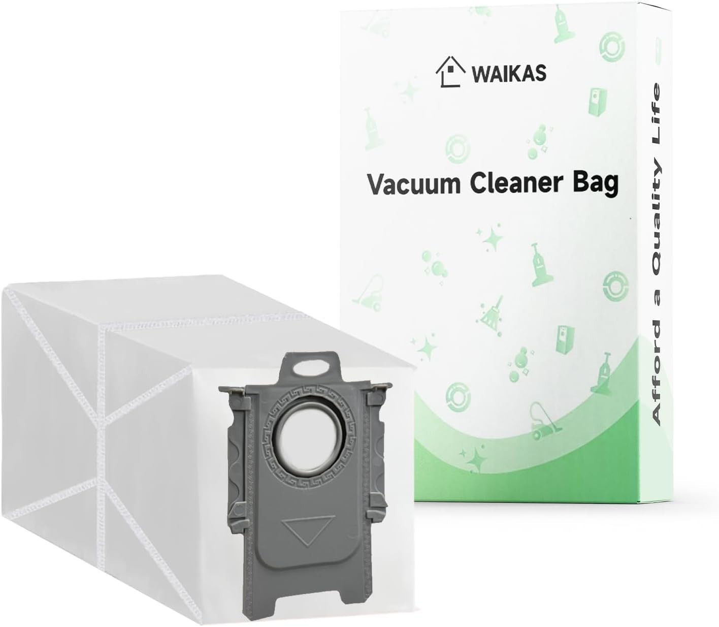 20 Pack Vacuum Bags for Roborock Qrevo Series S Pro, Saros, MaxV Ultra, Edge,…