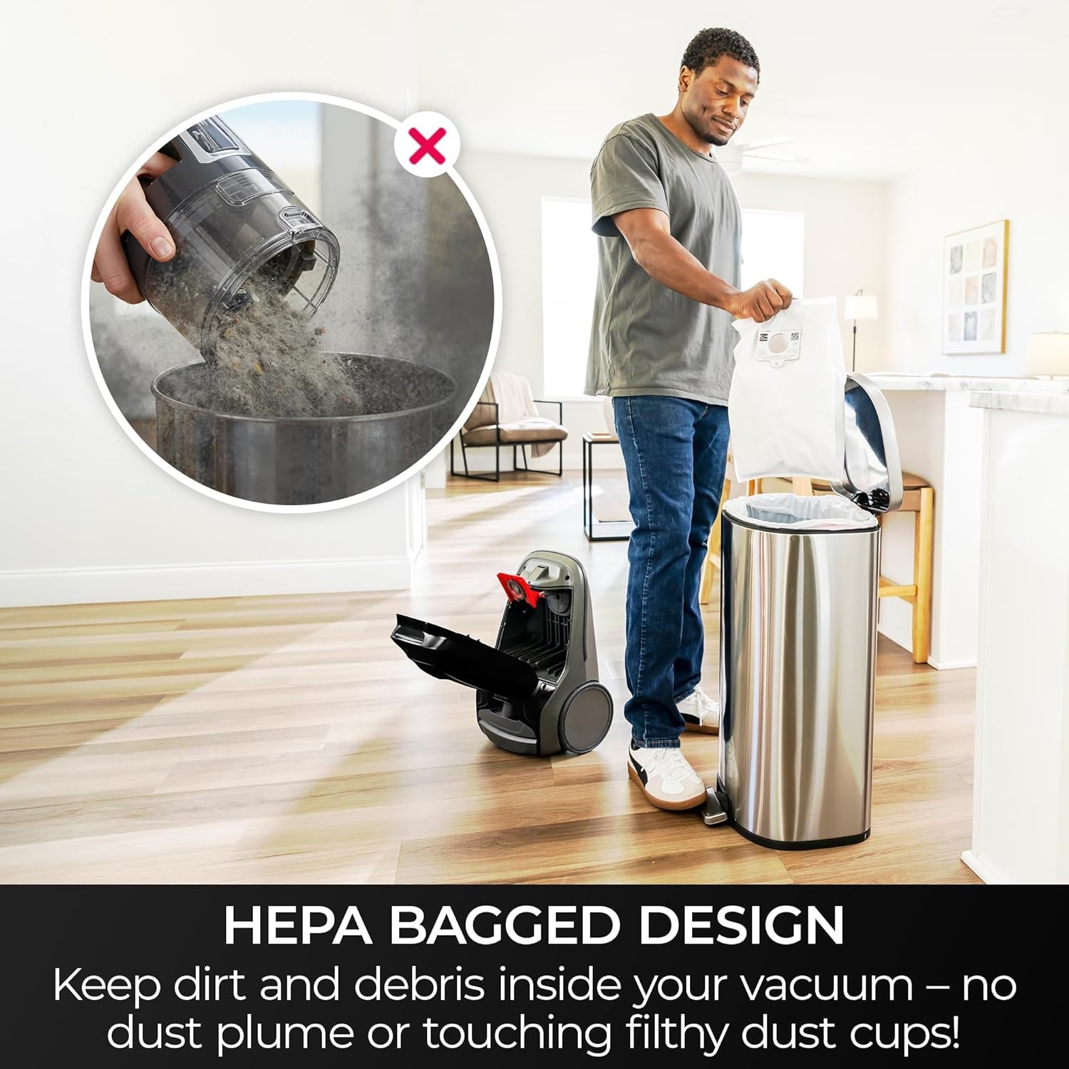 Kenmore BC3006 400 Series Pet Friendly Lightweight Bagged Canister Vacuum