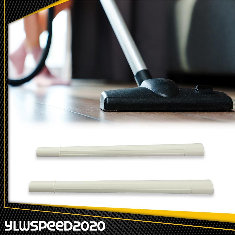 2X Vacuum Attachment Wand Pipe Hose Tool Extension 1.25″ White Plastic New