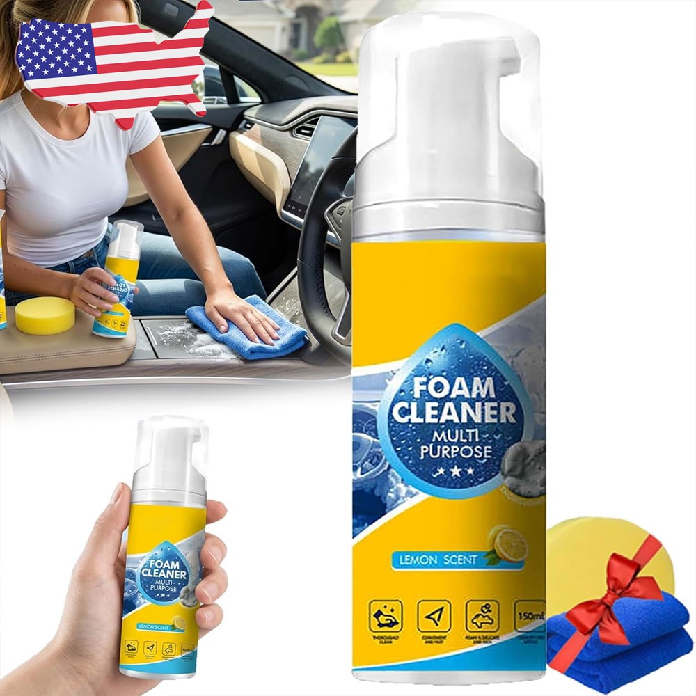 Multifunctional Foam Cleaner For Car Interior Strong Stain Remover USA
