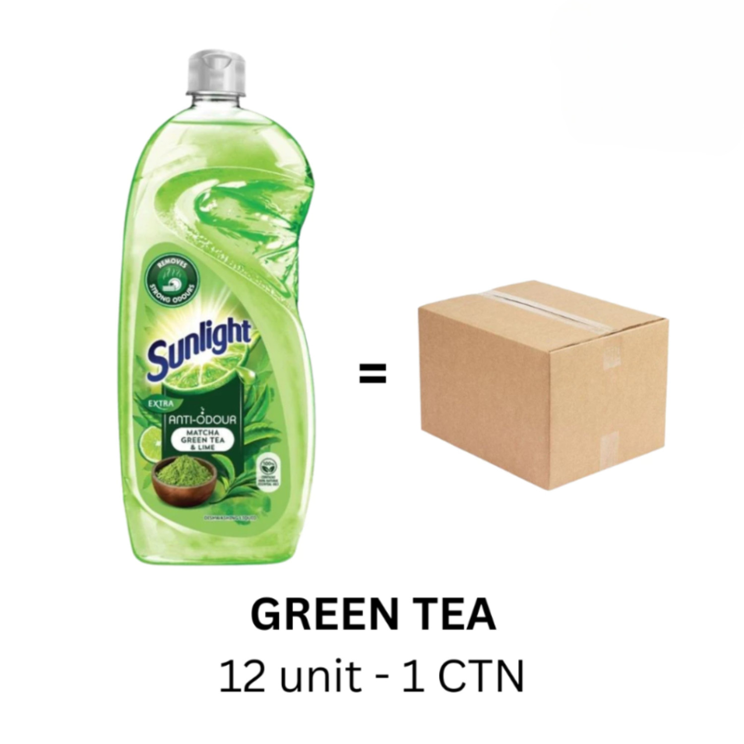 800ml x 12 Bottles – 1 Carton Sunlight Dishwashing Liquid, 7 Variants