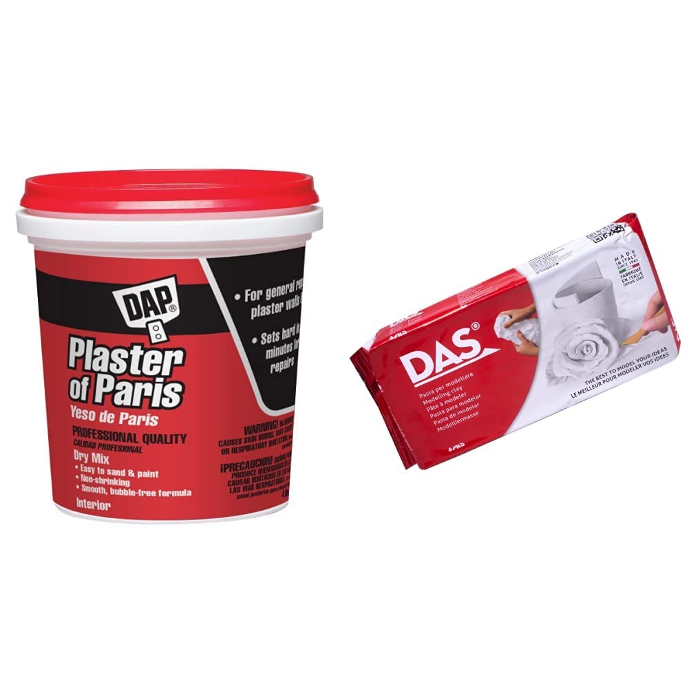 DAP Plaster of Paris (Dry Mix), White, 4 Lb Tub (7079810308)