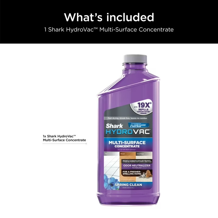 Shark HydroVac Multi-Surface Concentrate, with Odor Neutralizer Technology