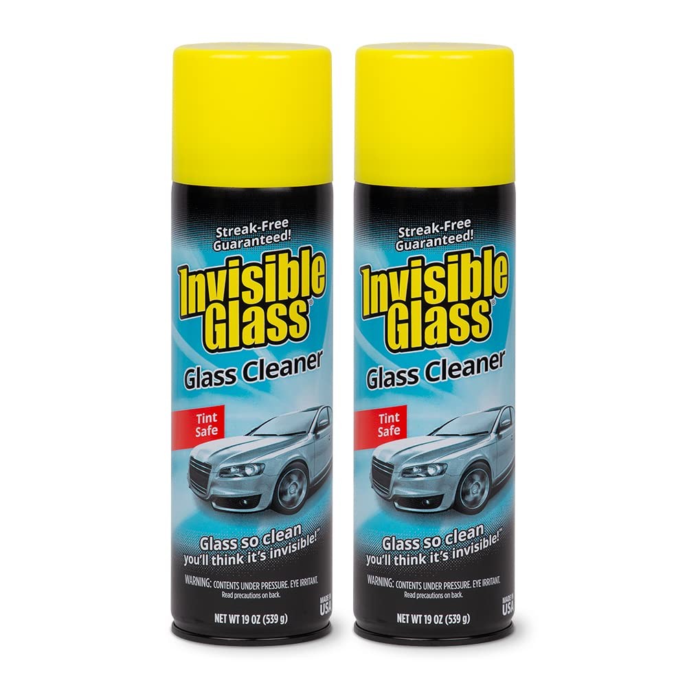 Invisible Glass 91164-2PK 19-Ounce Foam Cleaner for Auto and Home for a Strea…
