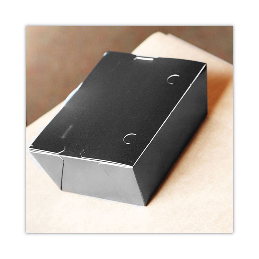 SCT 0753 ChampPak 7.75″ x 5.5″ x 2.5″ Carryout Boxes – Black (200/CT) New