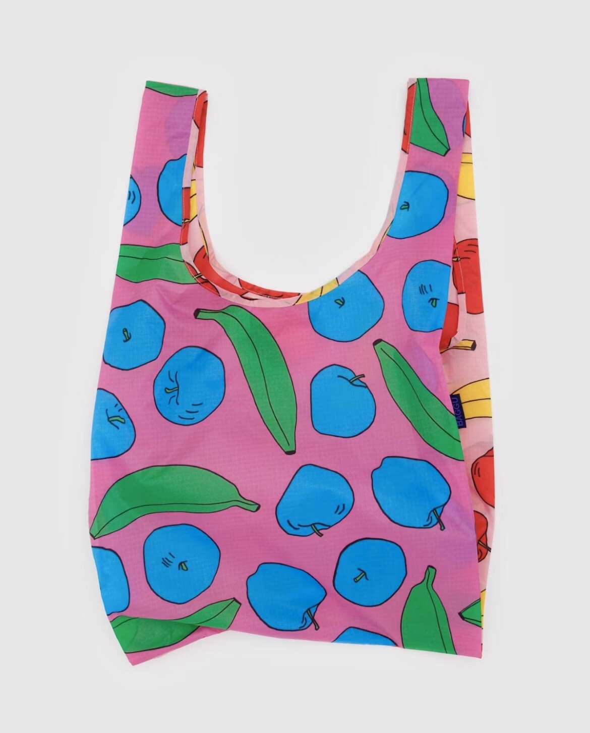 NEW! Baggu STANDARD BAG in “Apples & Bananas Mix” — Washable Recycled Nylon